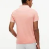 Polo slim fit din piqué elastic cu dungi groase
