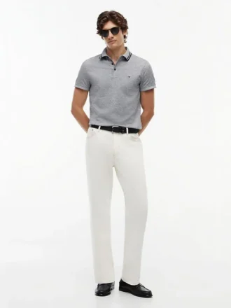 Polo slim fit melanj