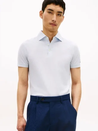 Polo slim fit Mercer mercerizat New York Label