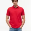 Polo Tommy cu croială regular și material elastic Polo Tommy cu croială regular și material elastic