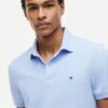 Polo Tommy cu croială regular și material elastic