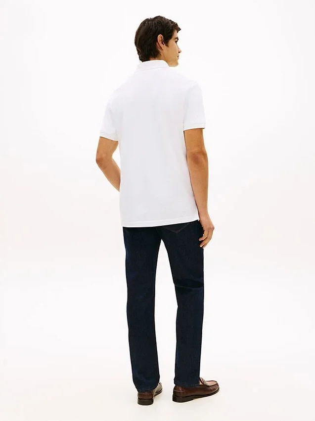 Polo Tommy cu croială regular și material elastic Polo Tommy cu croială regular și material elastic