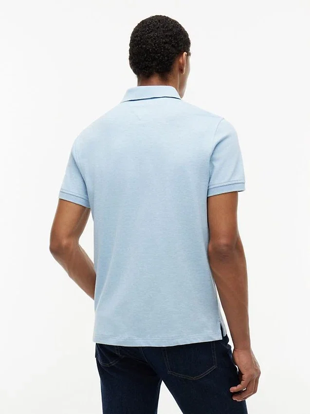 Polo Tommy cu croială regular și material elastic Polo Tommy cu croială regular și material elastic