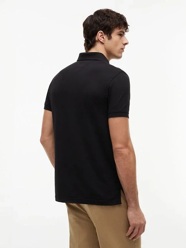 Polo Tommy cu croială regular și material elastic Polo Tommy cu croială regular și material elastic