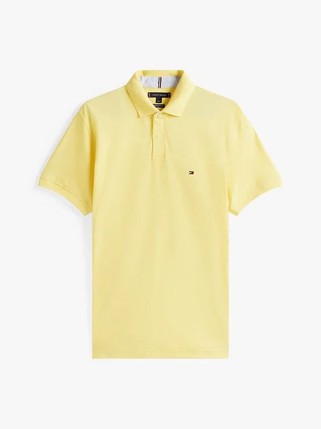 Polo Tommy cu croială regular și material elastic Polo Tommy cu croială regular și material elastic