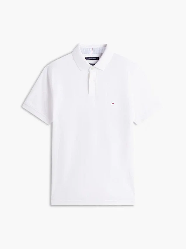 Polo Tommy cu croială regular și material elastic Polo Tommy cu croială regular și material elastic