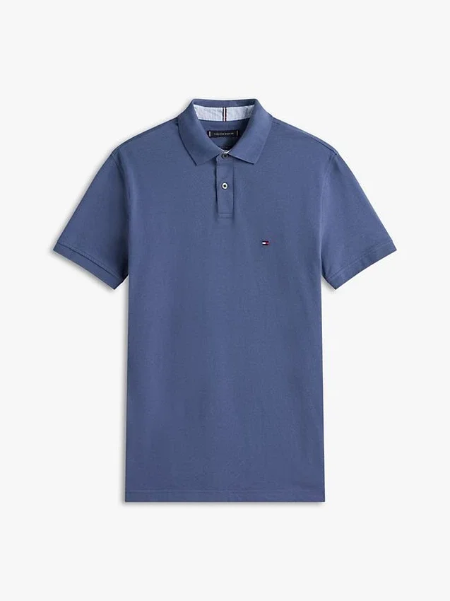 Polo Tommy cu croială regular și material elastic Polo Tommy cu croială regular și material elastic