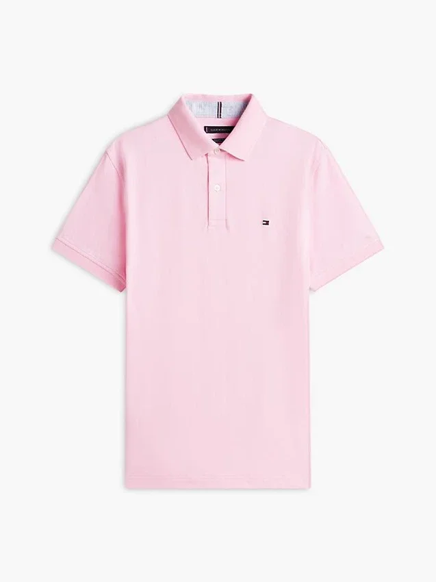 Polo Tommy cu croială regular și material elastic Polo Tommy cu croială regular și material elastic