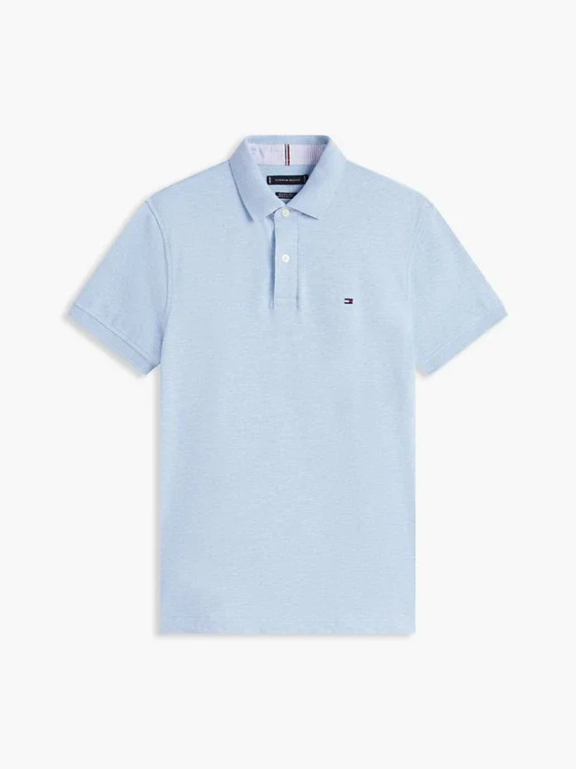 Polo Tommy cu croială regular și material elastic Polo Tommy cu croială regular și material elastic