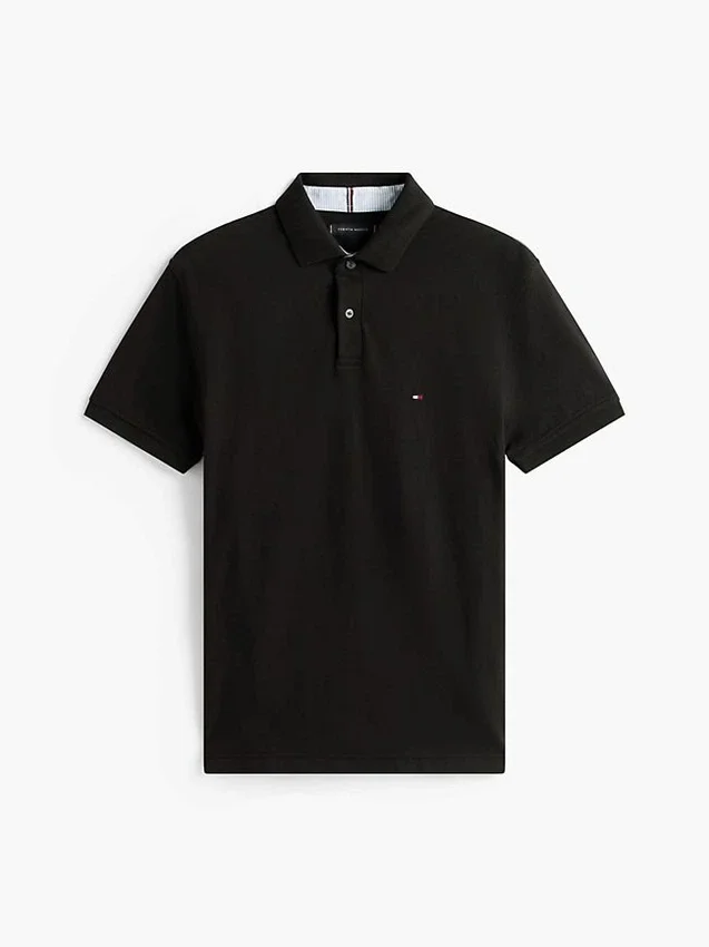 Polo Tommy cu croială regular și material elastic Polo Tommy cu croială regular și material elastic