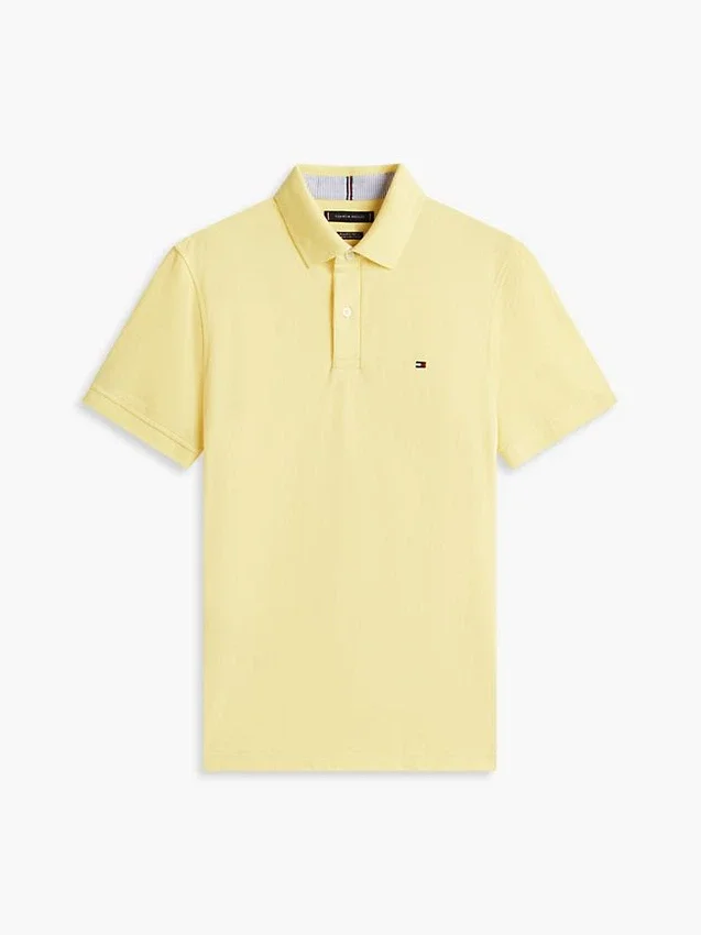 Polo Tommy cu croială regular și material elastic Polo Tommy cu croială regular și material elastic