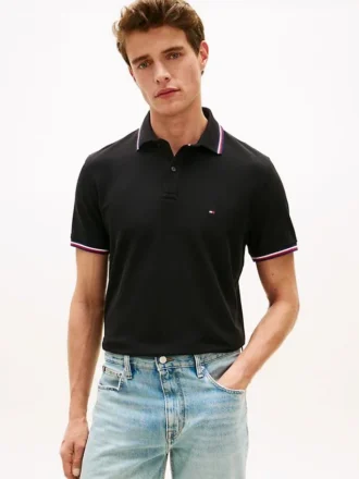 Polo Tommy Wicking cu croială regular
