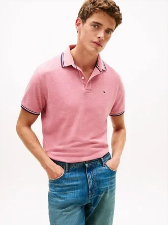 Polo Tommy Wicking cu croială regular