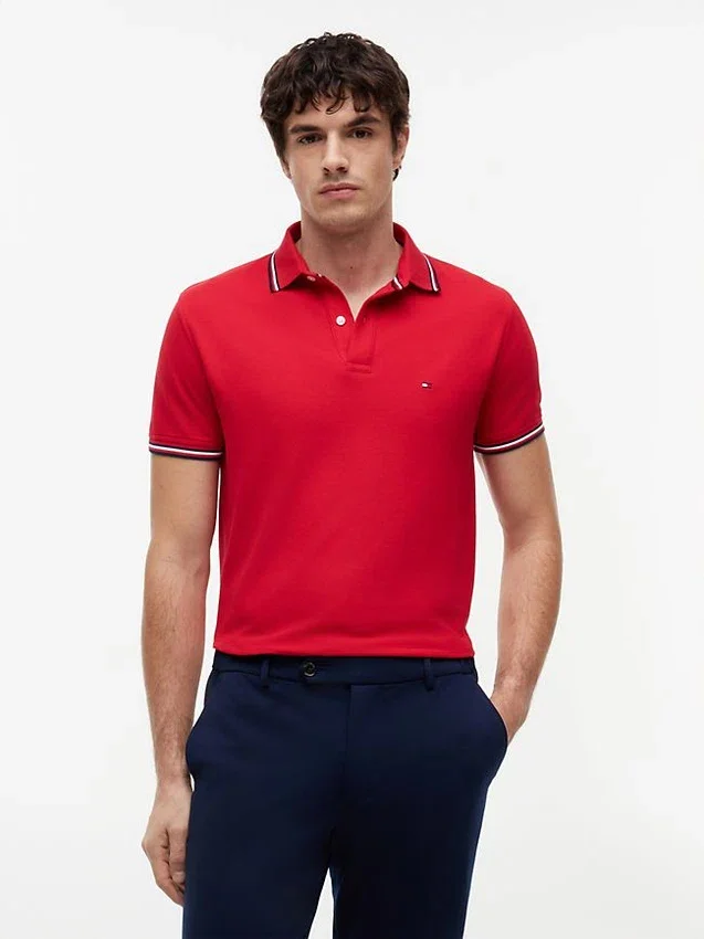 Polo Tommy Wicking cu croială regular Polo Tommy Wicking cu croială regular