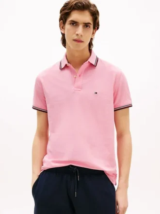 Polo Tommy Wicking cu croială regular