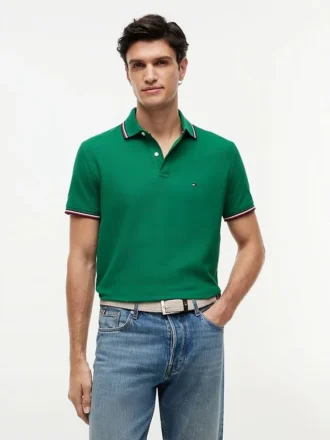 Polo Tommy Wicking cu croială regular