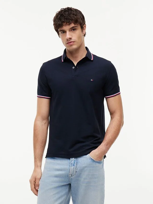 Polo Tommy Wicking cu croială regular Polo Tommy Wicking cu croială regular