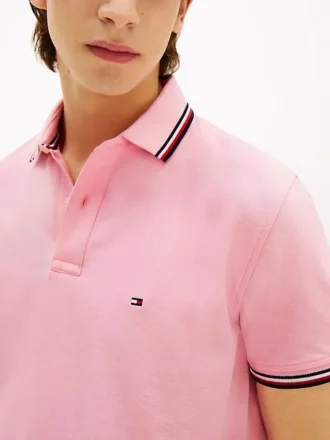 Polo Tommy Wicking cu croială regular