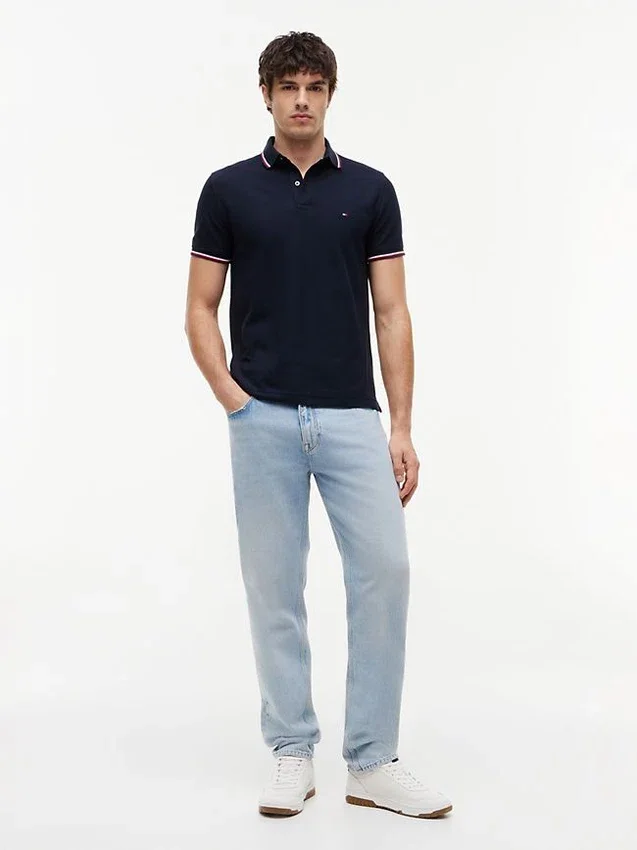 Polo Tommy Wicking cu croială regular Polo Tommy Wicking cu croială regular