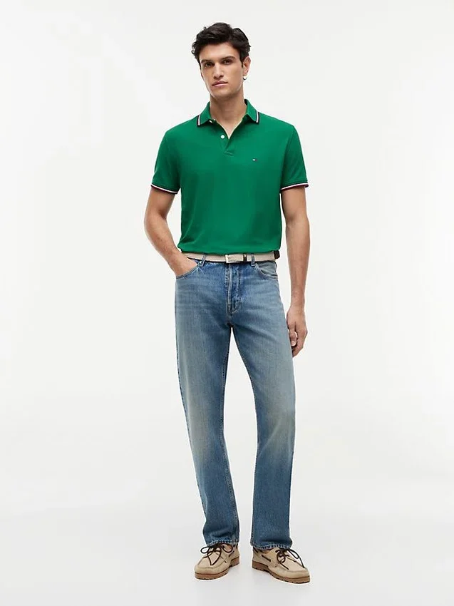 Polo Tommy Wicking cu croială regular Polo Tommy Wicking cu croială regular