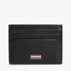 Portcard din piele cu textură granulată Portcard din piele cu textură granulată