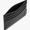 Portcard din piele cu textură granulată Portcard din piele cu textură granulată