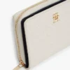 Portofel cu fermoar și monogramă pe toată suprafața Portofel cu fermoar și monogramă pe toată suprafața