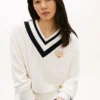 Pulover Cricket cu logo frunză de laur Pulover Cricket cu logo frunză de laur