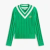Pulover Cricket cu logo frunză de laur Pulover Cricket cu logo frunză de laur