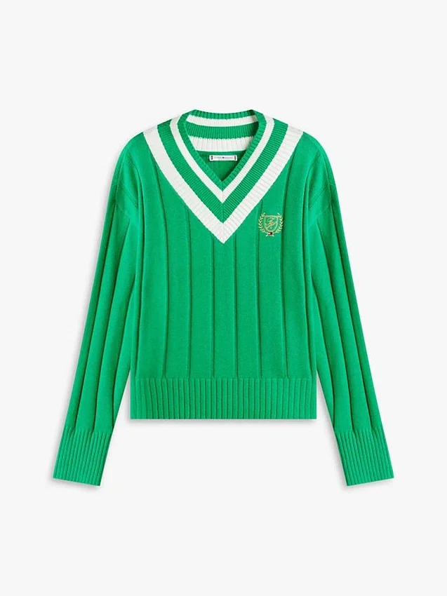 Pulover Cricket cu logo frunză de laur Pulover Cricket cu logo frunză de laur