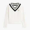 Pulover Cricket cu logo frunză de laur Pulover Cricket cu logo frunză de laur