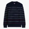 Pulover cu dungi Tommy Jeans, croială slim