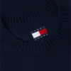 Pulover cu guler rotund și logo Tommy Jeans Pulover cu guler rotund și logo Tommy Jeans