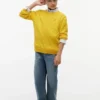 Pulover pentru fete Tommy Hilfiger cu tricotaj în relief