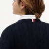Pulover pentru fete Tommy Hilfiger cu tricotaj în relief