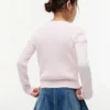 Pulover pentru fete Tommy Hilfiger cu tricotaj în relief