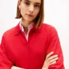 Pulover polo din amestec de lână și mătase Pulover polo din amestec de lână și mătase