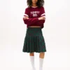 Pulover Tommy Jeans 85 Varsity cu guler în V Pulover Tommy Jeans 85 Varsity cu guler în V