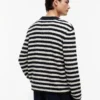 Pulover Tommy Jeans cu dungi din tricot bouclé Pulover Tommy Jeans cu dungi din tricot bouclé