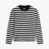 Pulover Tommy Jeans cu dungi din tricot bouclé Pulover Tommy Jeans cu dungi din tricot bouclé