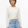 Pulover Tommy Jeans cu șireturi și textură