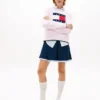 Pulover Tommy Jeans cu logo steag Pulover Tommy Jeans cu logo steag