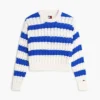 Pulover Tommy Jeans cu tricotaj în dungi