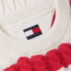 Pulover Tommy Jeans cu tricotaj în dungi