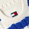 Pulover Tommy Jeans cu tricotaj în dungi