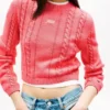 Pulover Tommy Jeans cu tricotaj în formă de cablu