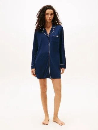 Rochie-cămașă de pijama