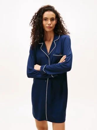 Rochie-cămașă de pijama