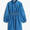 Rochie-cămașă din cambric pentru copii