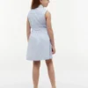 Rochie-cămașă fără mâneci cu curea pentru copii
